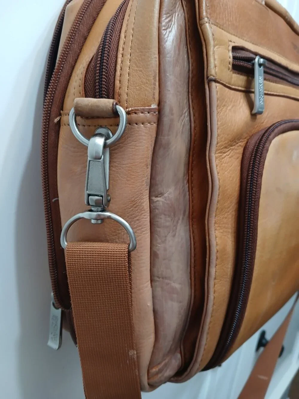 Kenneth Cole Leather Attache